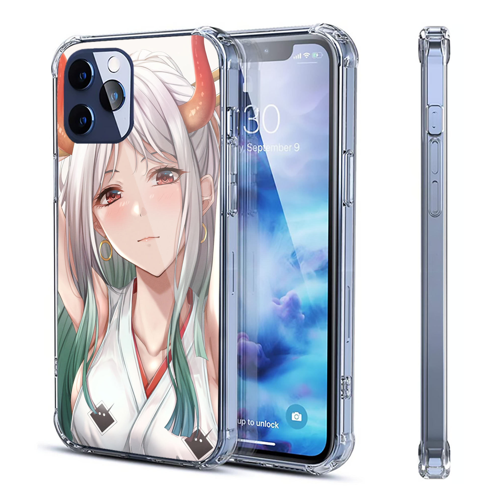 （画像用） ワンピース ONE PIECE 【iPhone 12シリーズ対応】透明スマホケース（クリアソフトケース）